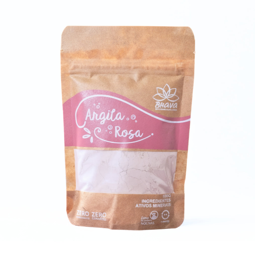 Argila rosa 100g - 100% Pura