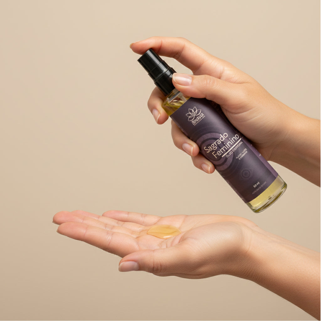 Óleo Corporal Sagrado Feminino 50ml - 100% Natural