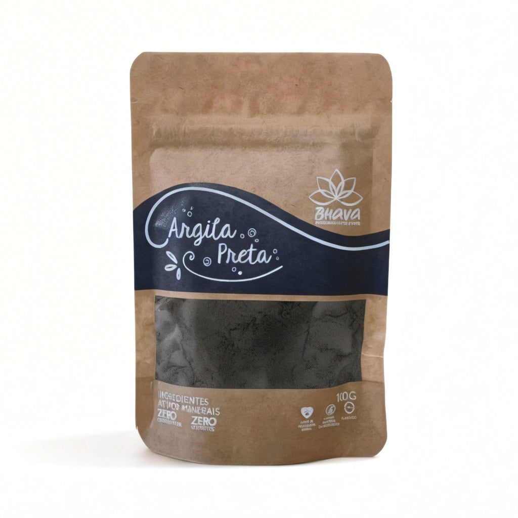 Argila Preta 100g - 100% Pura