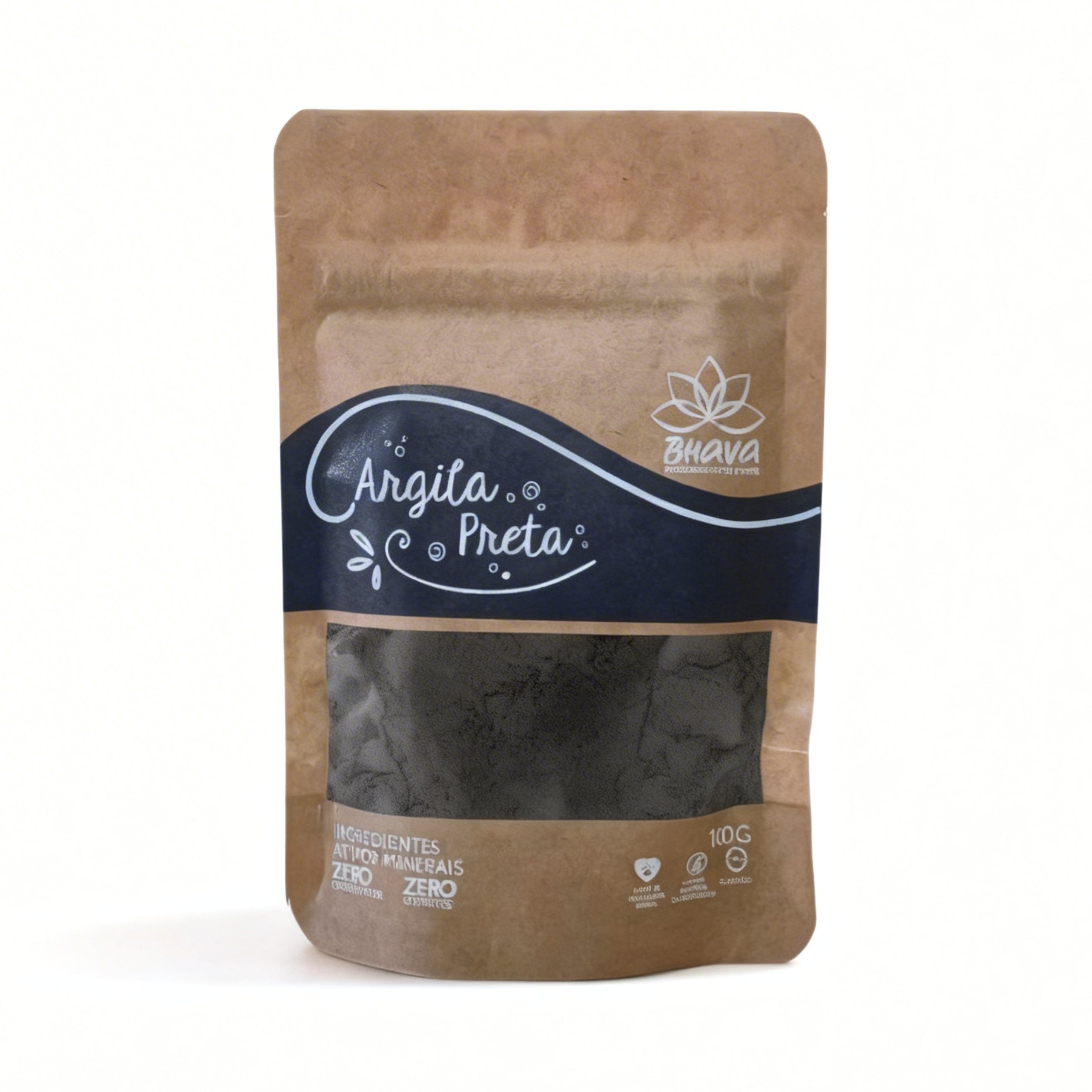 Argila Preta 100g - 100% Pura