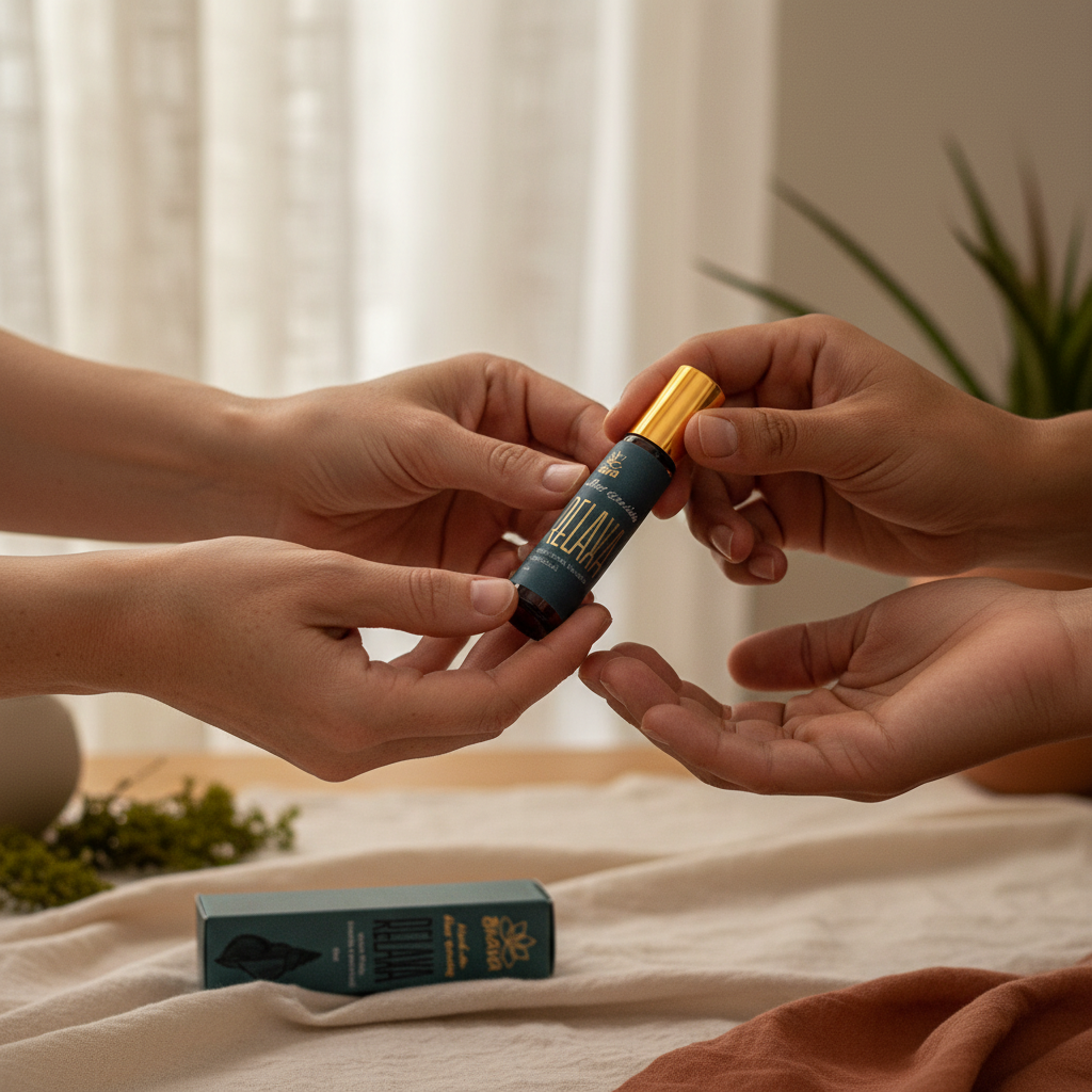 Roll-on blend aromático - Relaxa 10ml 100% natural