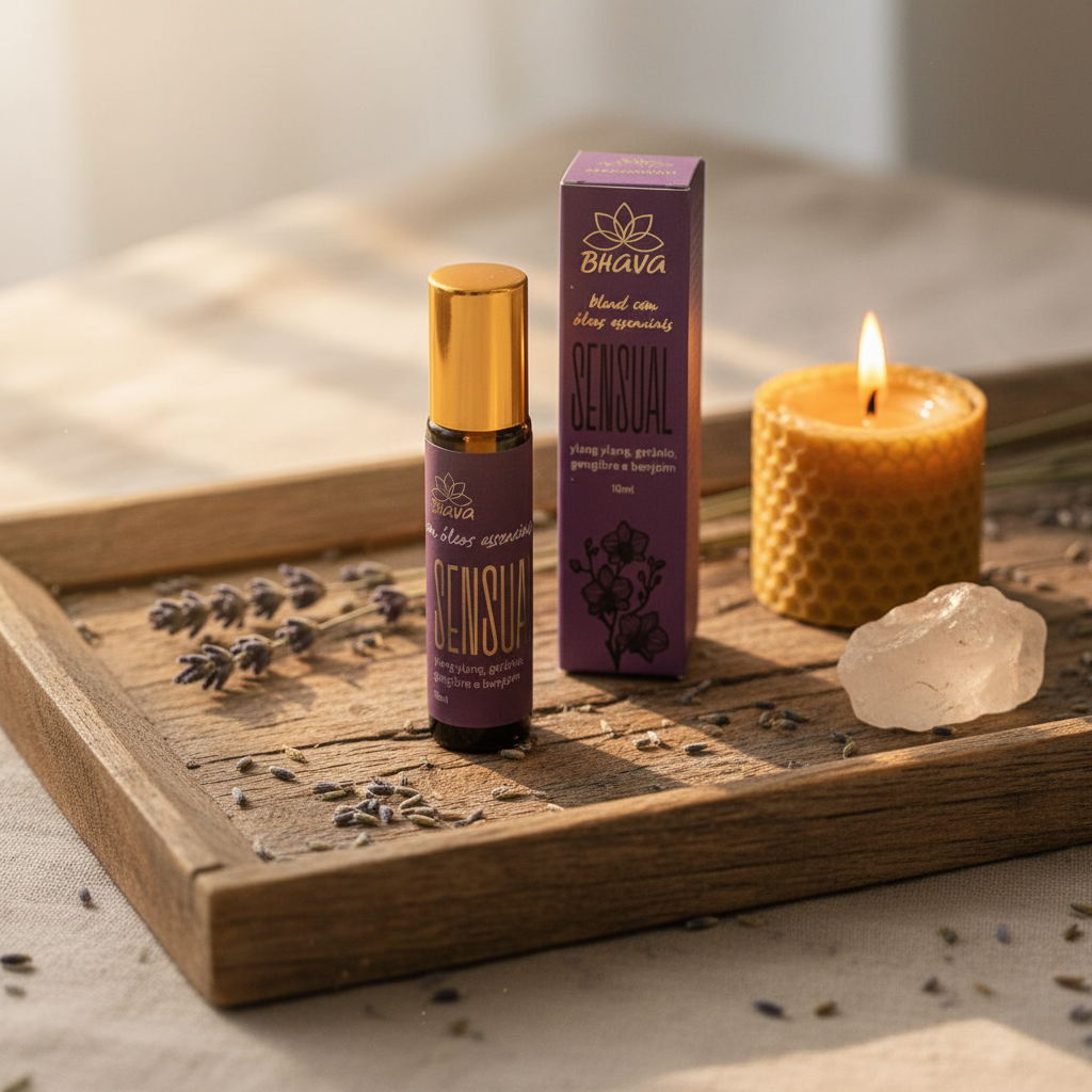 Roll-on blend aromático - Sensual 10ml 100% natural