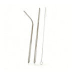 Kit Canudos Ecológicos Inox Sustentável