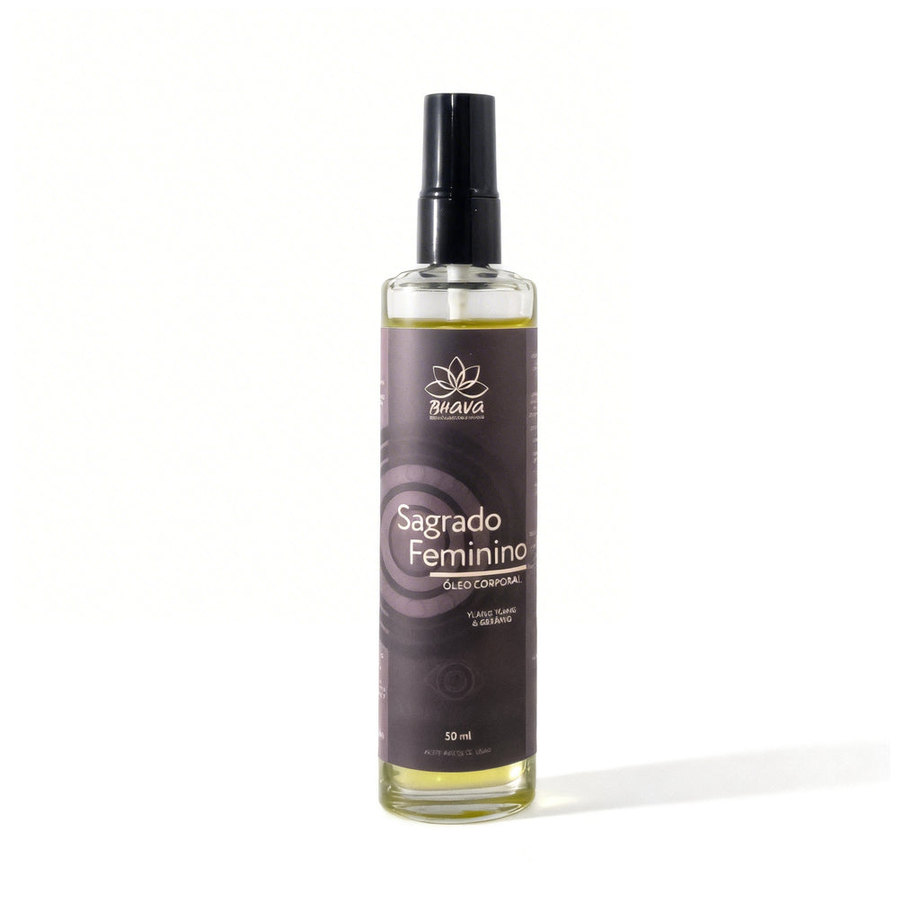 Óleo Corporal Sagrado Feminino 50ml - 100% Natural