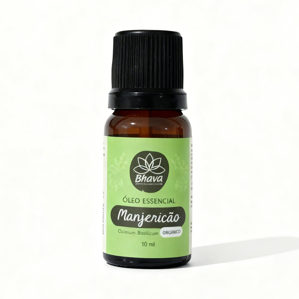 Óleo Essencial de Manjericão Orgânico 10ml - 100% Puro