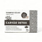 Shampoo sólido Detox 90g - 100% Natural - Lixo Zero