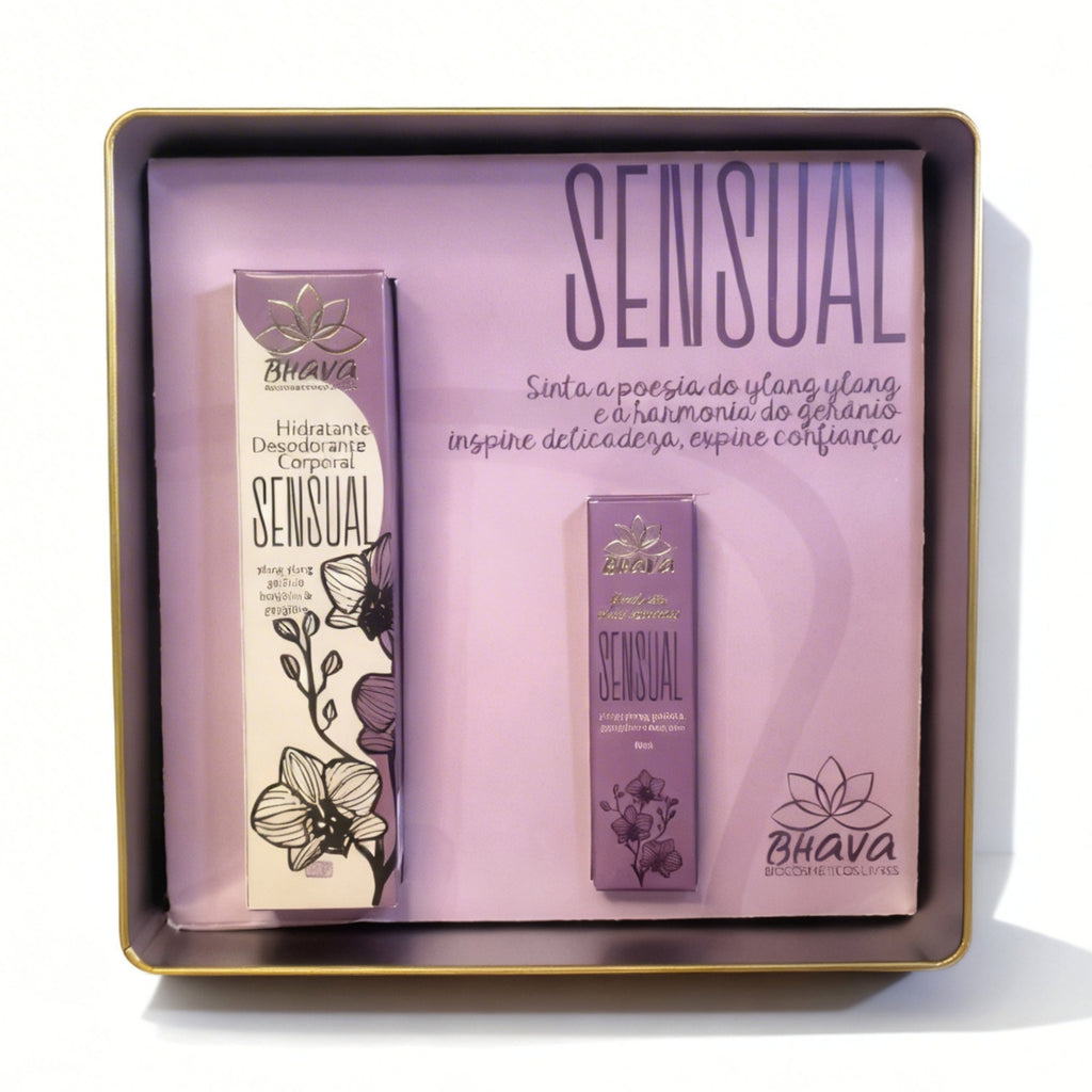 KIT SENSUAL - hidratante e blend aromatico 100% natural