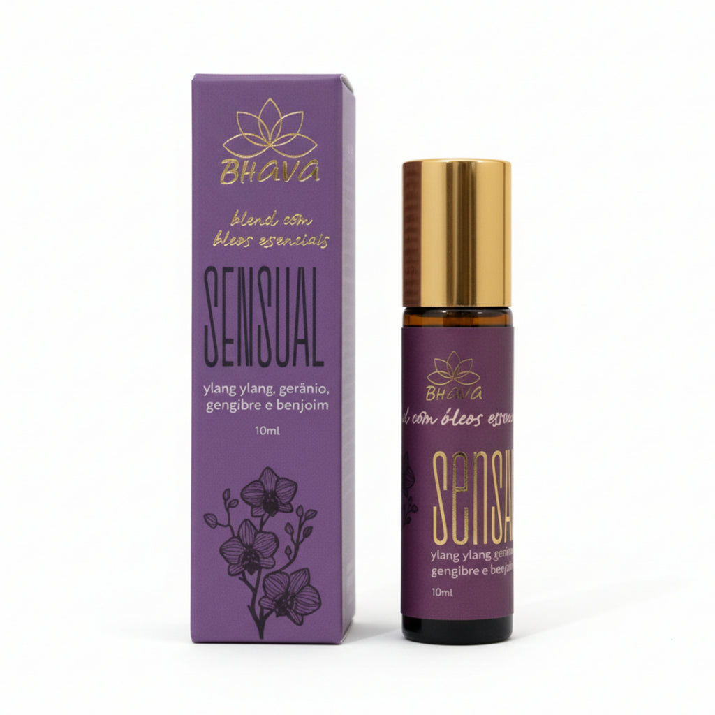 Roll-on blend aromático - Sensual 10ml 100% natural