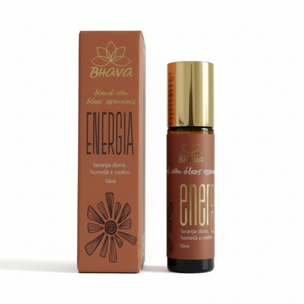 Roll-on blend aromático - Energia 10ml 100% natural
