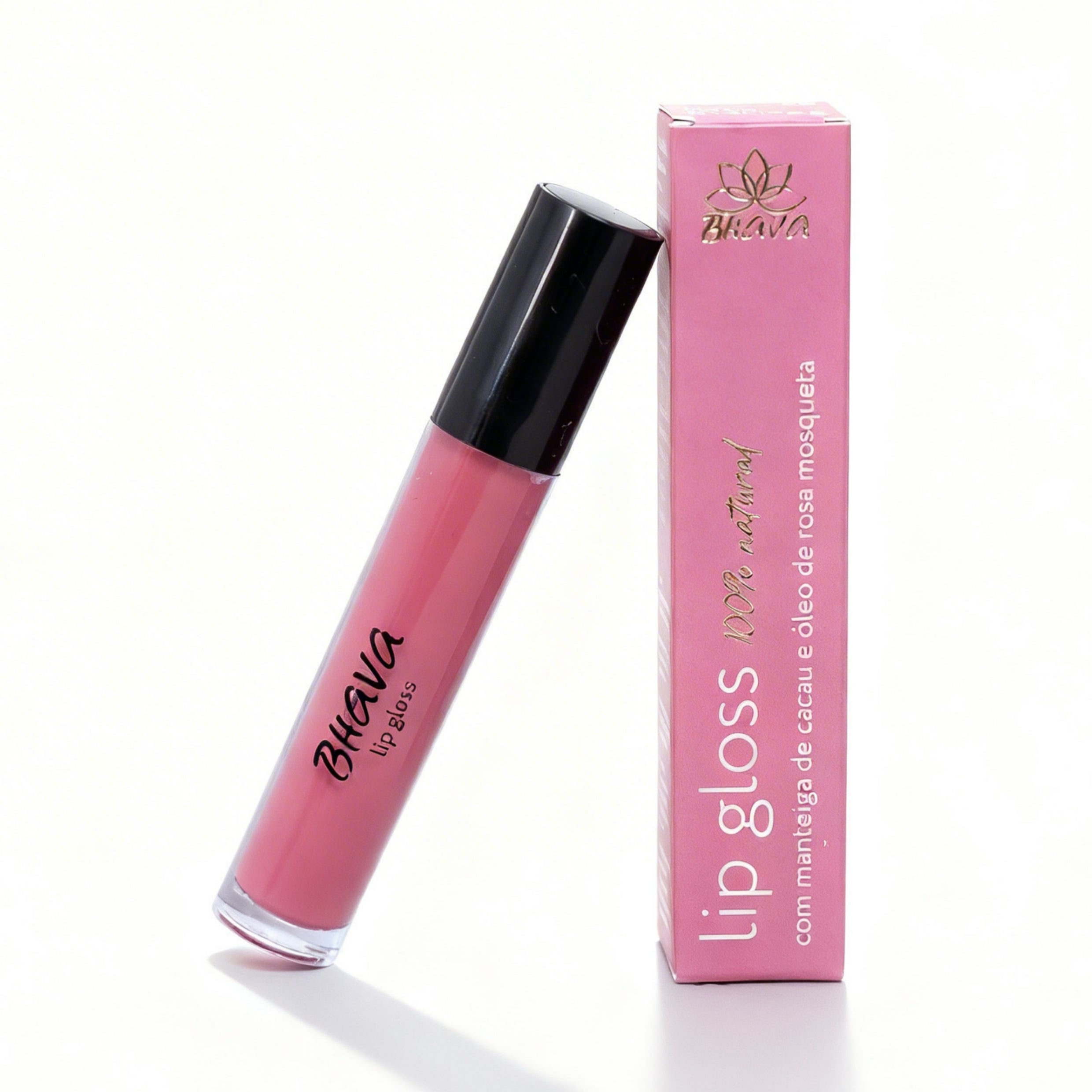 Lip Gloss Rosa Manacá 6g 100% natural