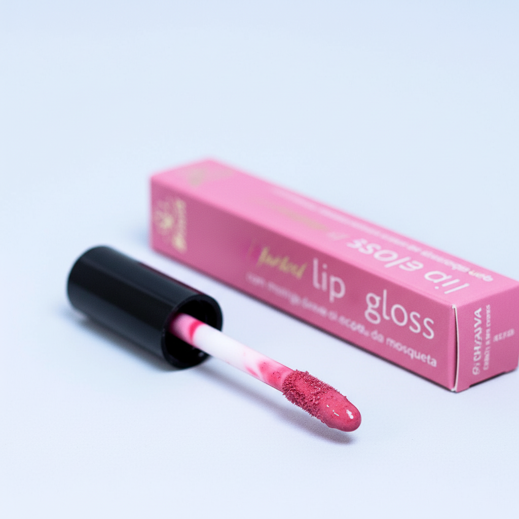 Lip Gloss Rosa Manacá 6g 100% natural