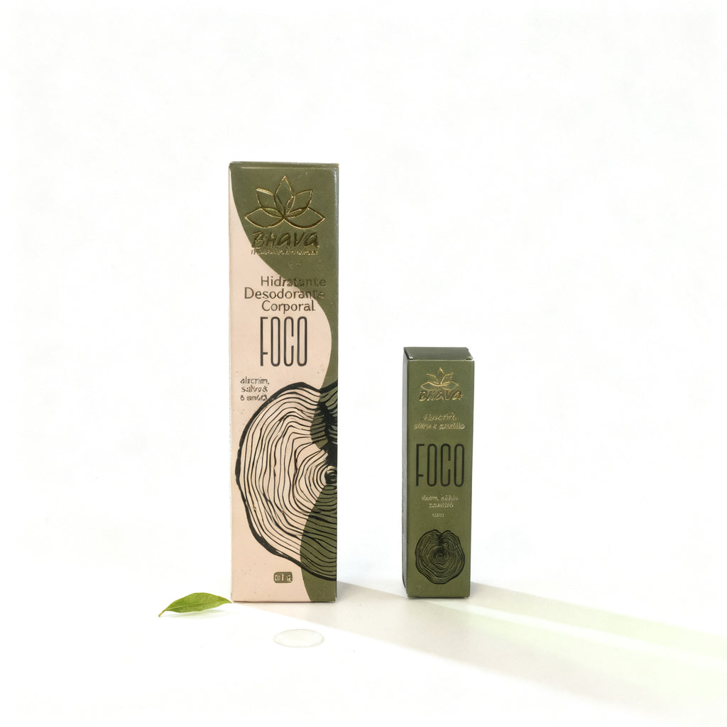 Kit Foco - hidratante e blend aromatico 100% natural