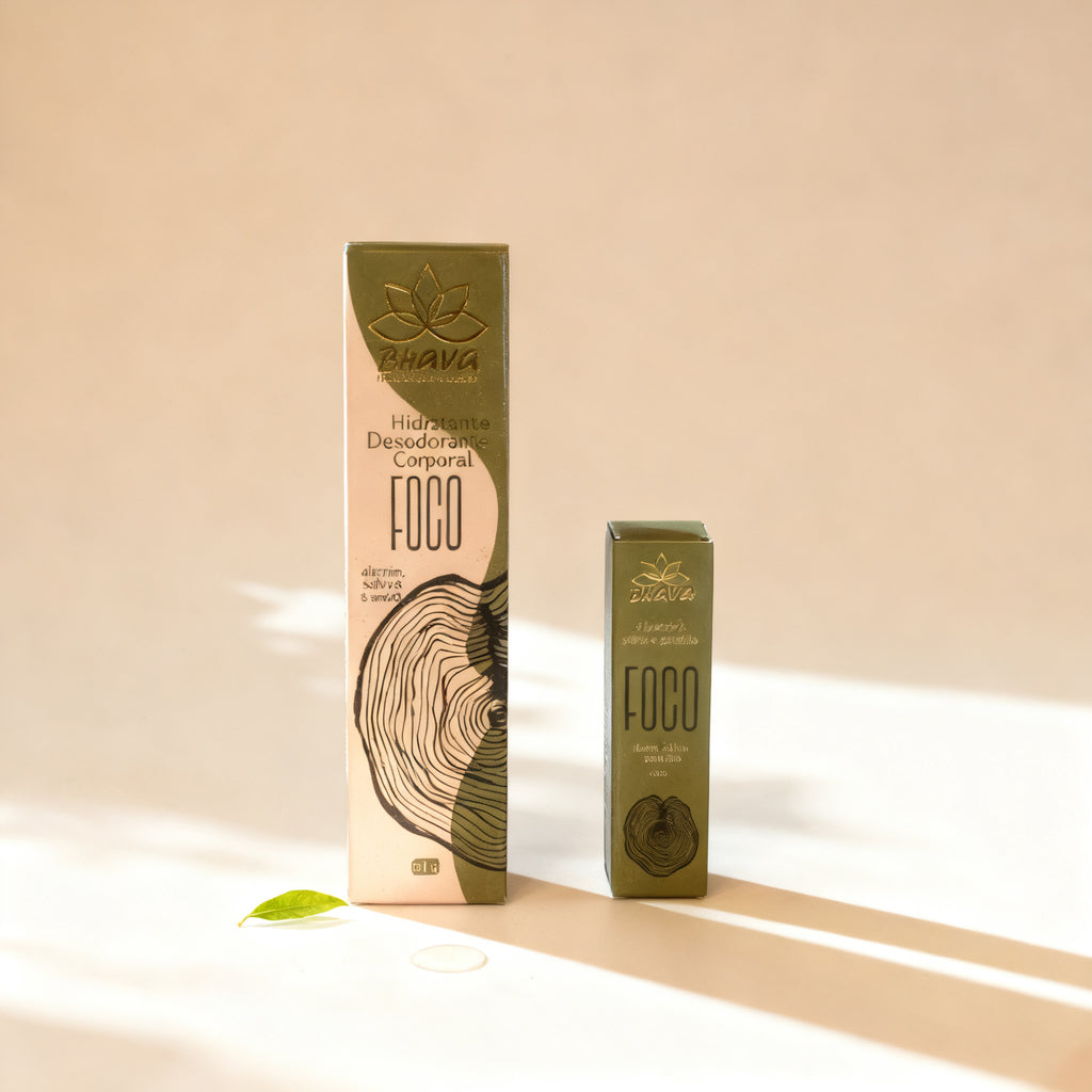 Kit Foco - hidratante e blend aromatico 100% natural