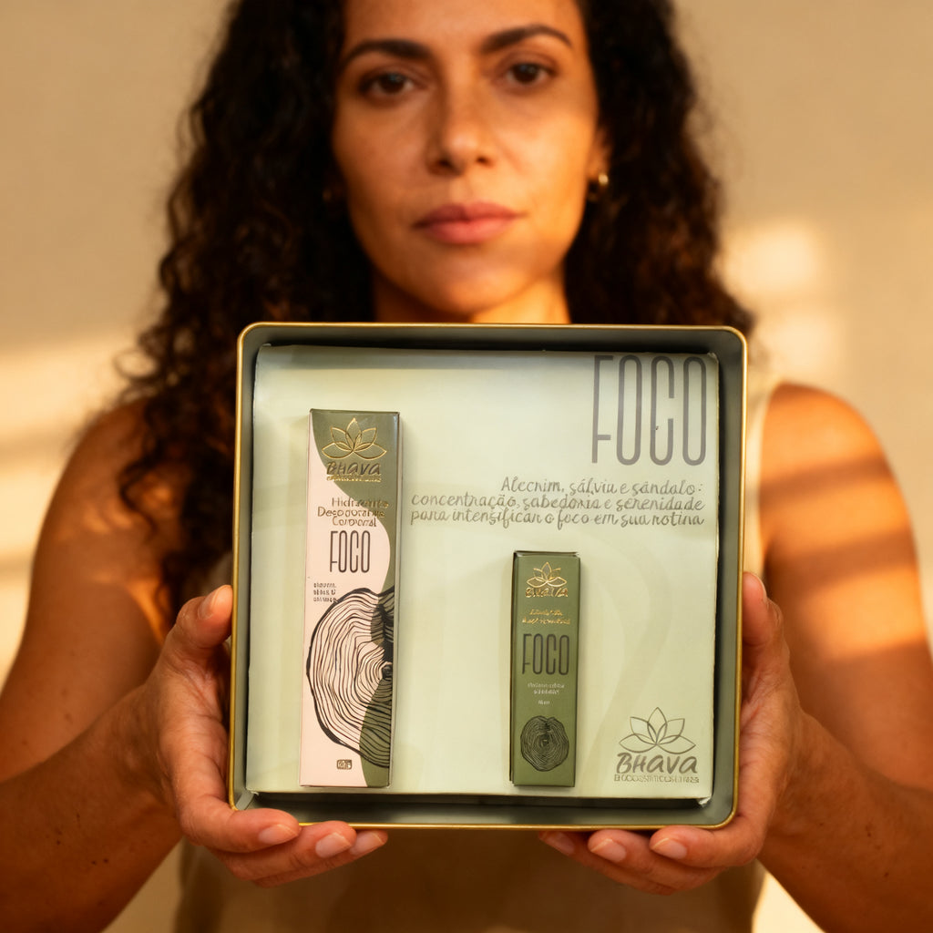 Kit Foco - hidratante e blend aromatico 100% natural