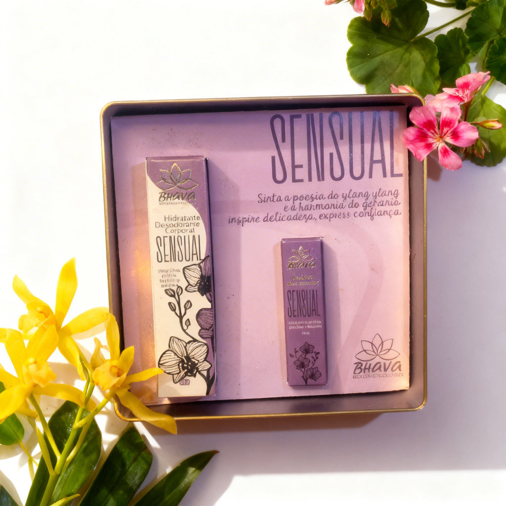 KIT SENSUAL - hidratante e blend aromatico 100% natural