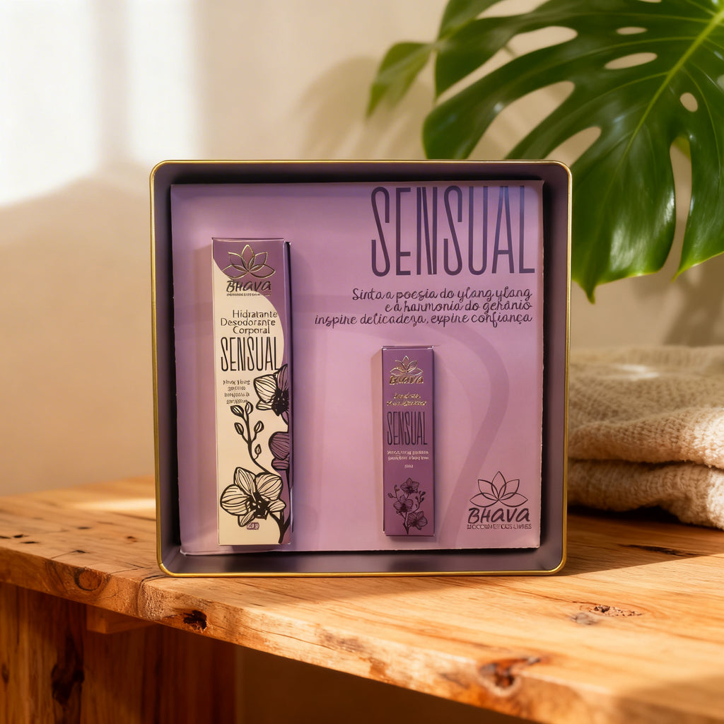 KIT SENSUAL - hidratante e blend aromatico 100% natural