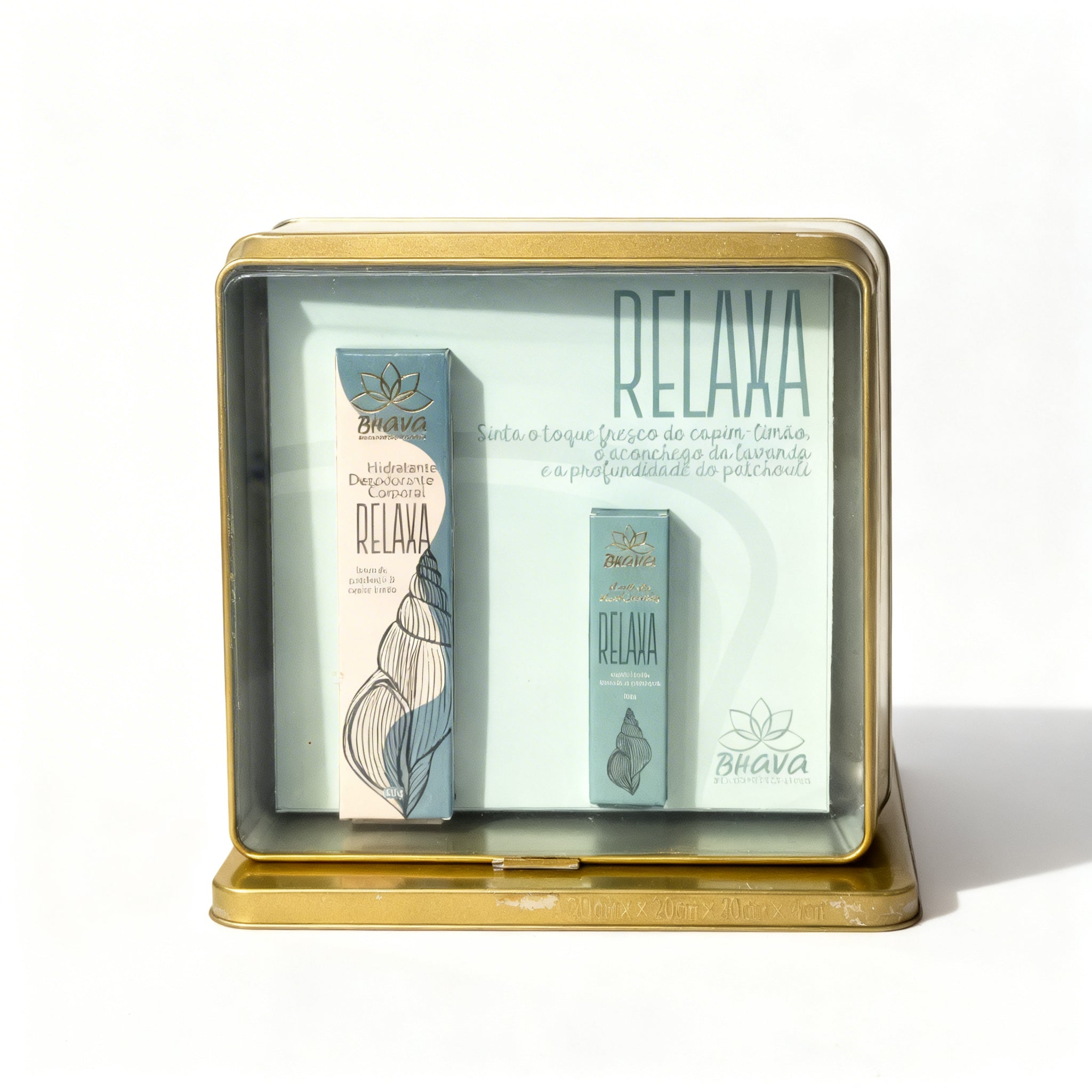 KIT RELAXA - hidratante e blend aromatico 100% natural