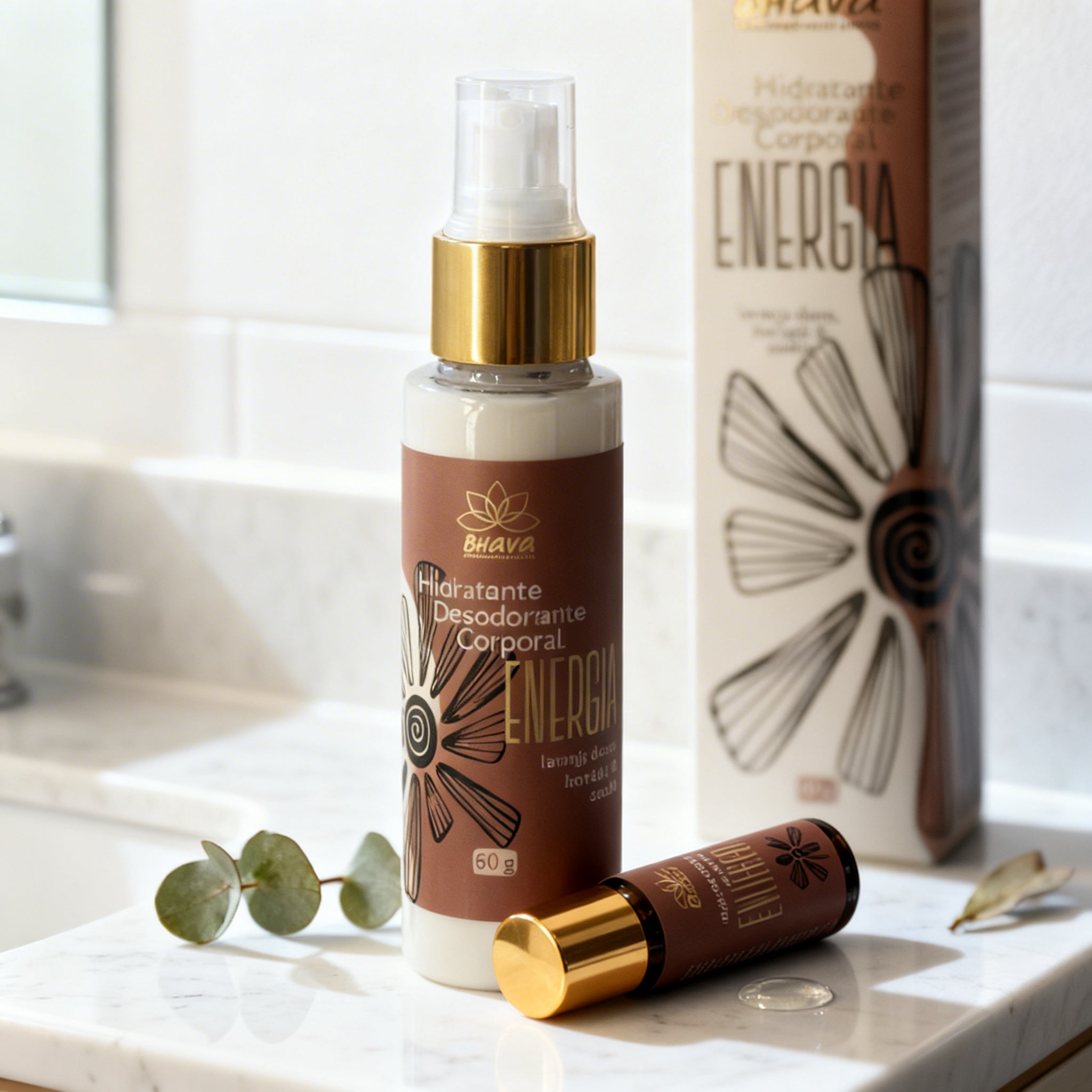 KIT ENERGIA - hidratante e blend aromatico 100% natural