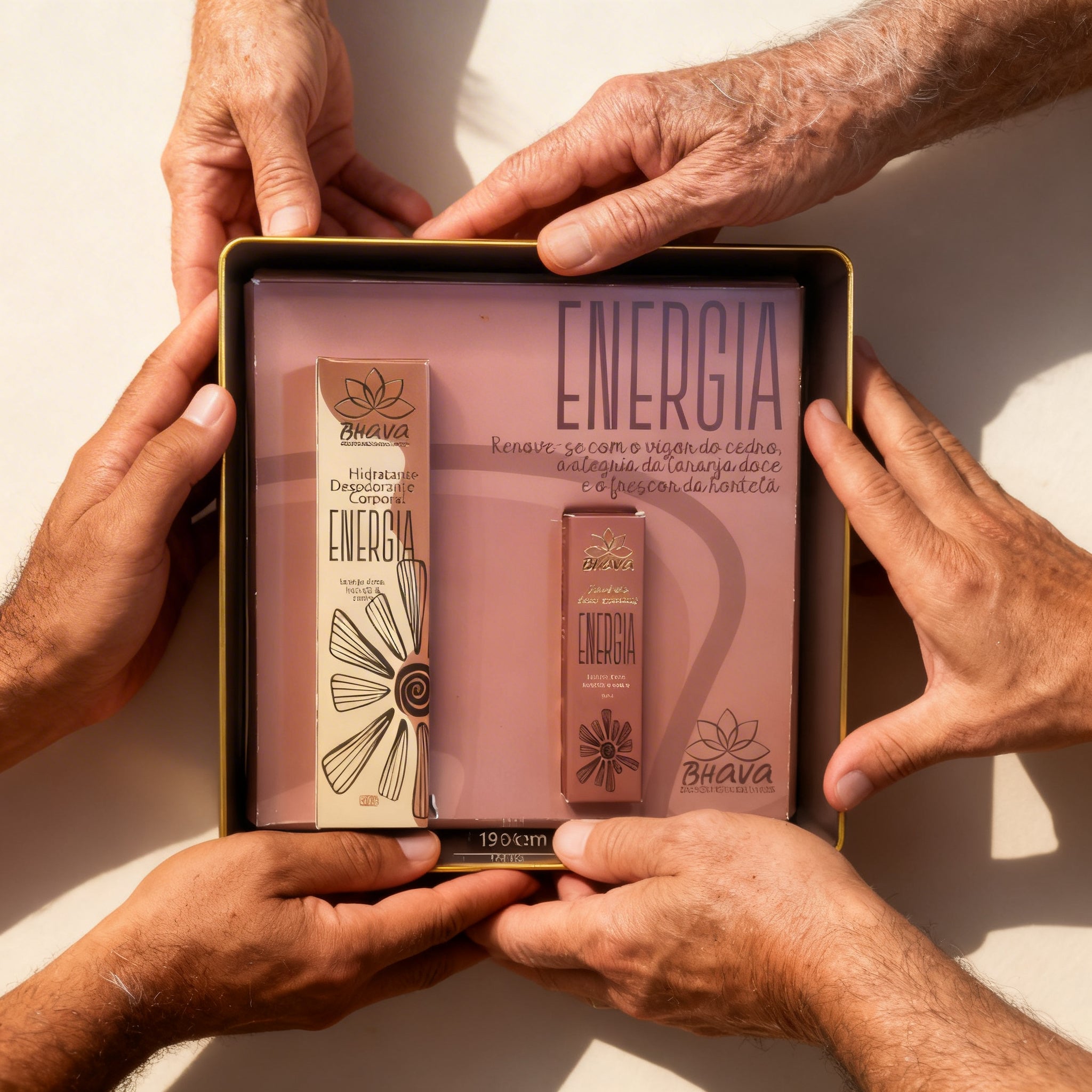 KIT ENERGIA - hidratante e blend aromatico 100% natural