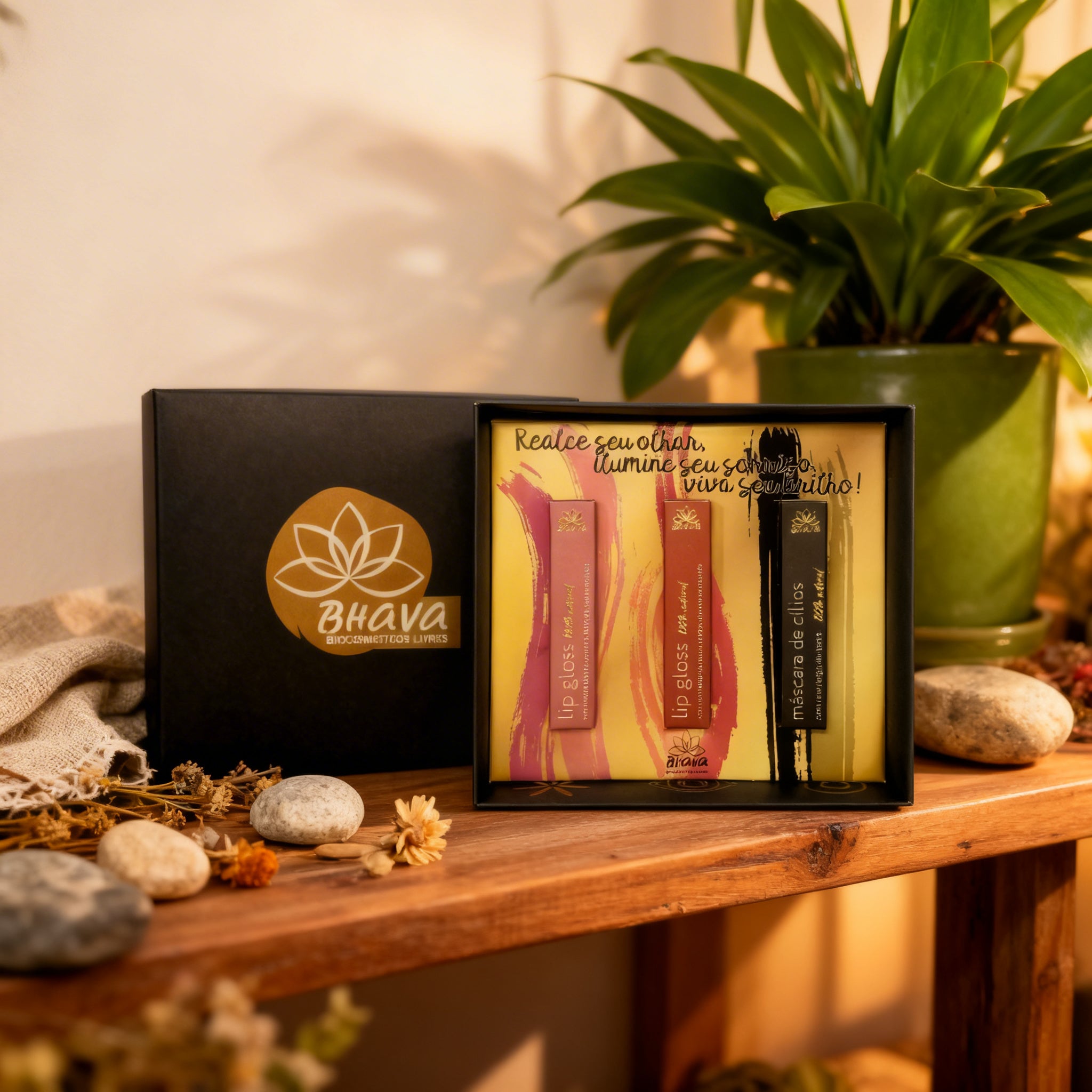 Kit Trio Maquiagem Natural 100% natural