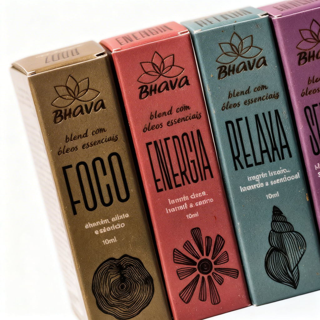 Kit Família Roll-on Foco, Energia, Relaxa & Sensual 100% Natural