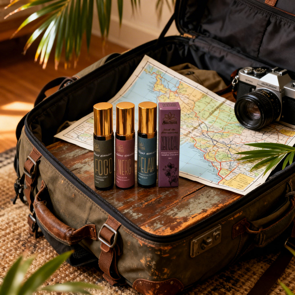 Kit Família Roll-on Foco, Energia, Relaxa & Sensual 100% Natural
