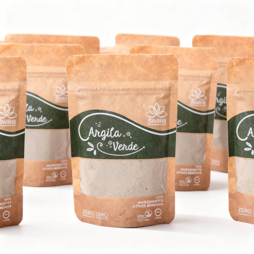 Argila verde 100g - 100% Pura