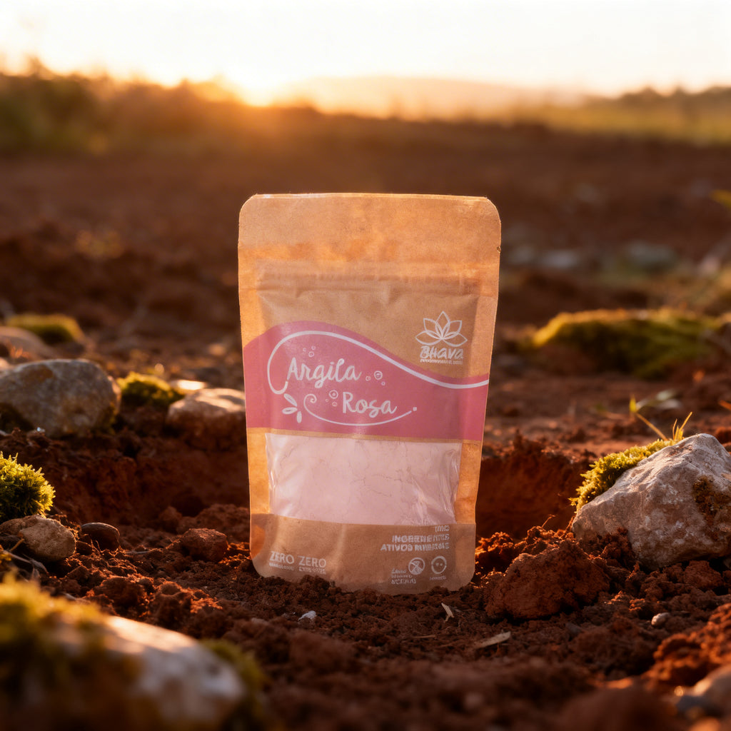 Argila rosa 100g - 100% Pura