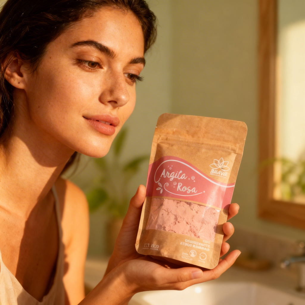 Argila rosa 100g - 100% Pura