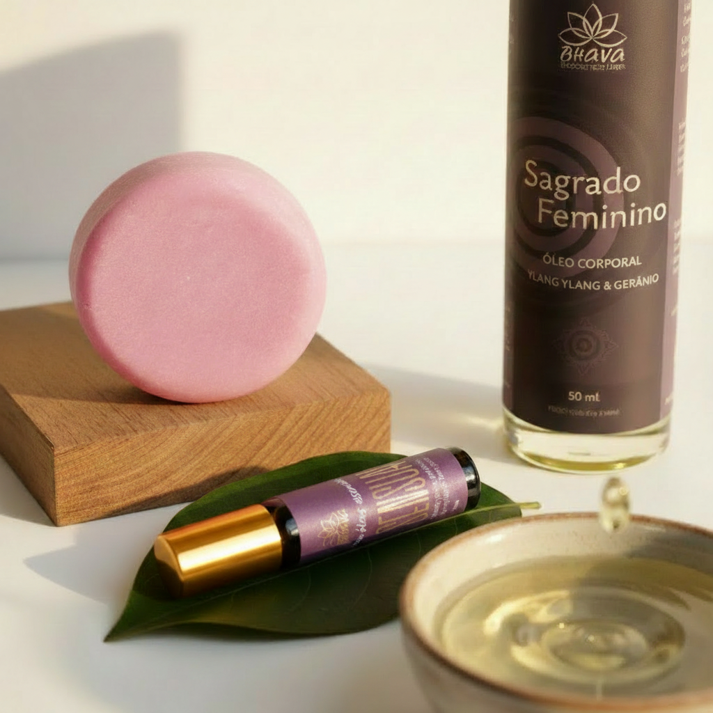 Kit Trio Sagrado Feminino 100% natural