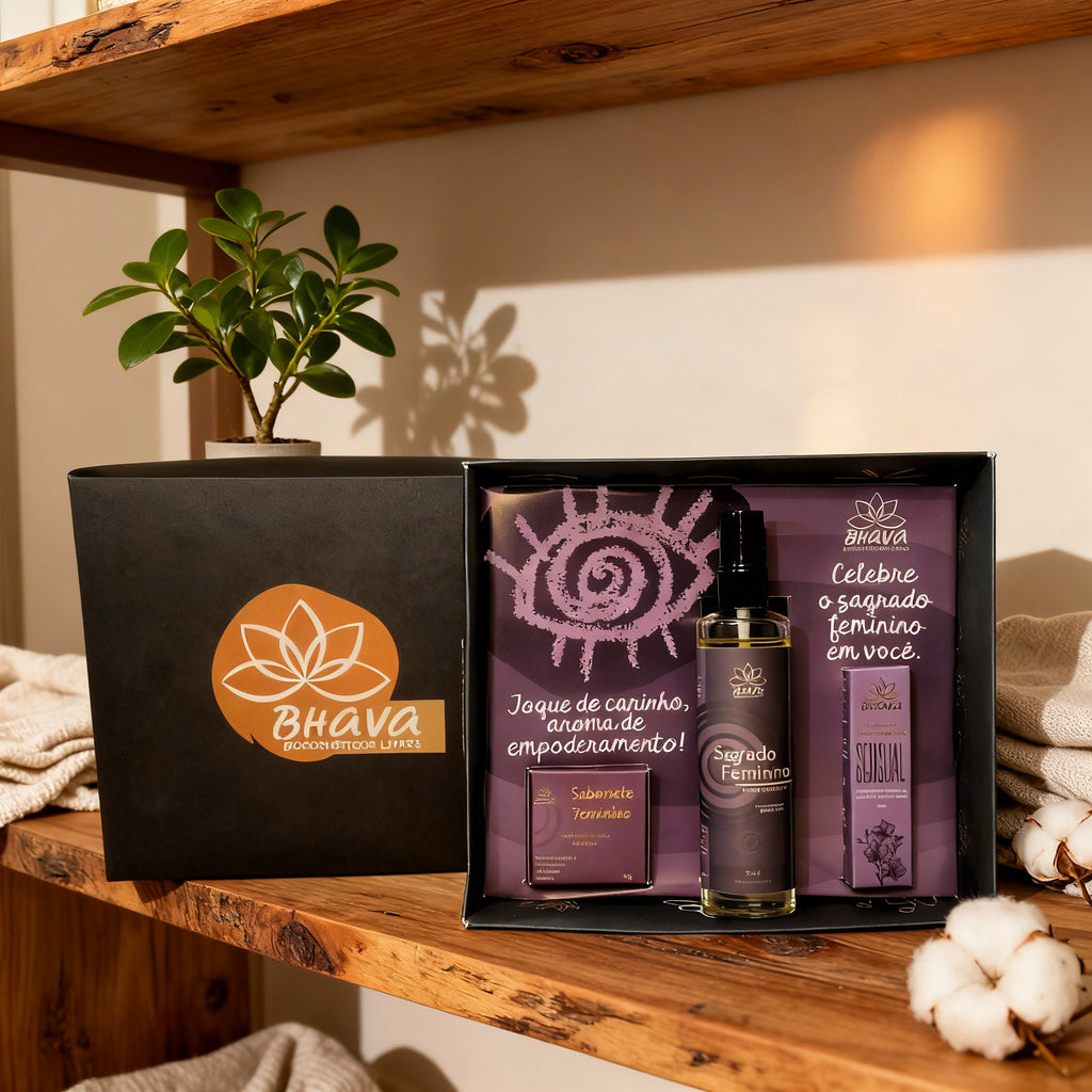 Kit Trio Sagrado Feminino 100% natural