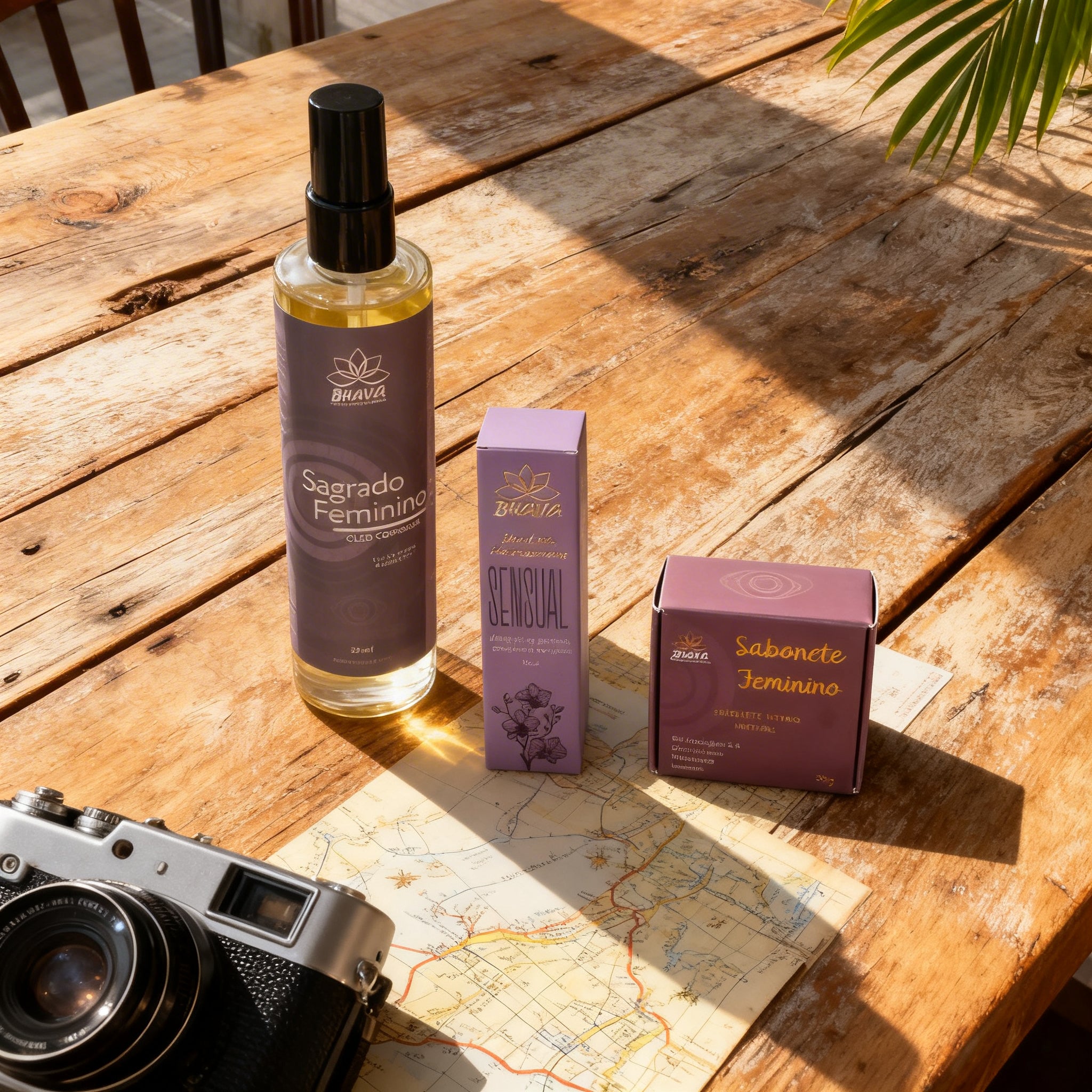 Kit Trio Sagrado Feminino 100% natural
