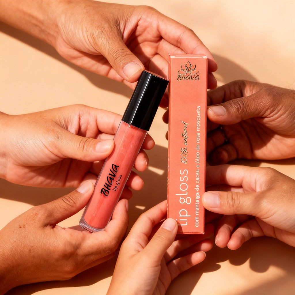 Lip Gloss Vermelho Urucum 6g 100% natural