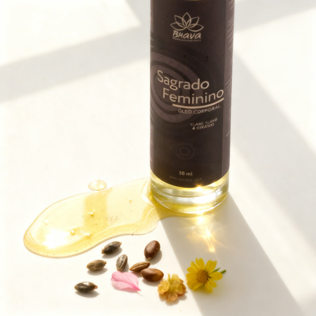Óleo Corporal Sagrado Feminino 50ml - 100% Natural