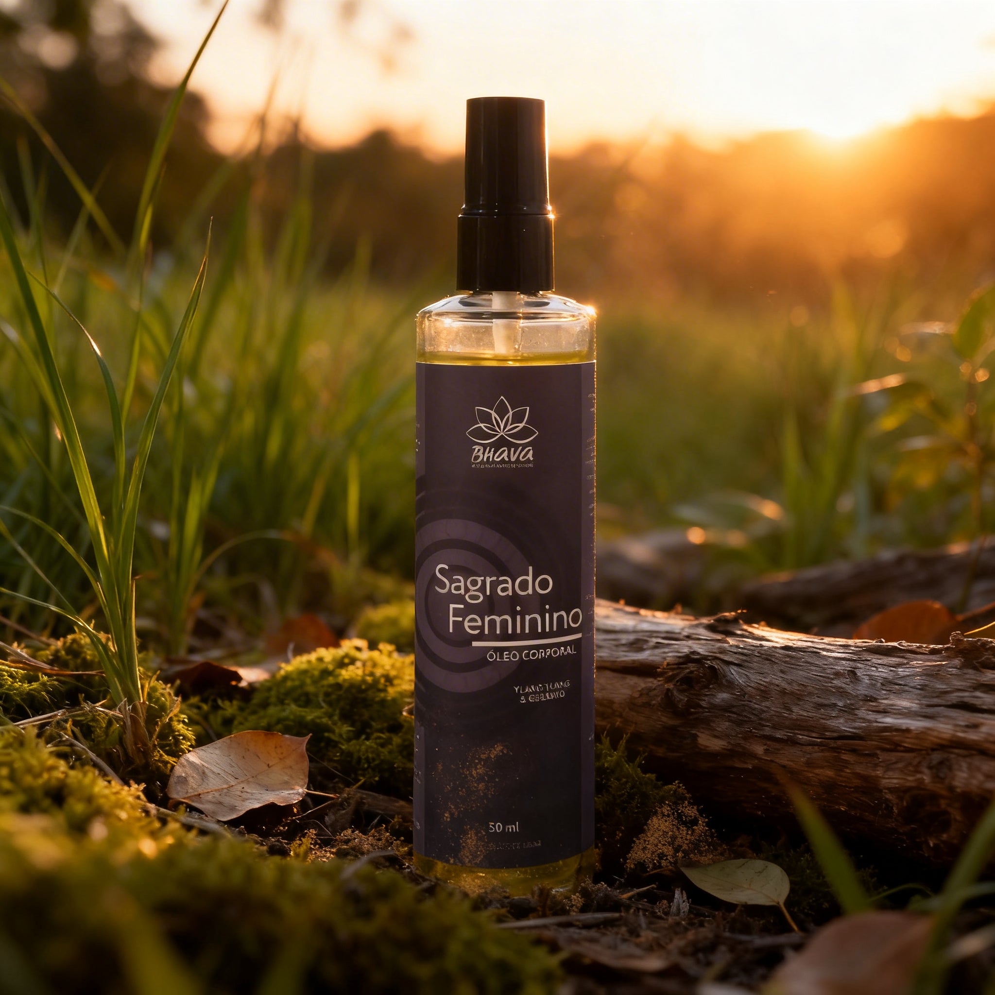 Óleo Corporal Sagrado Feminino 50ml - 100% Natural