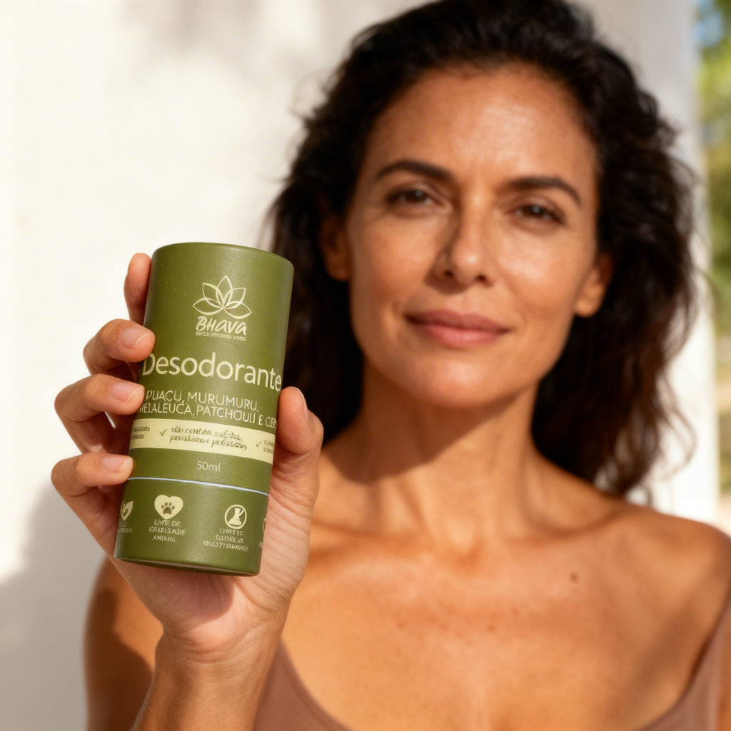 Desodorante Bastão sem alumínio 100% Natural 50g - Zero Plástico