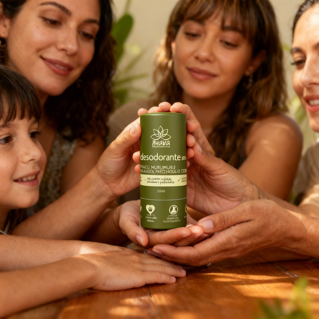 Desodorante Bastão sem alumínio 100% Natural 50g - Zero Plástico