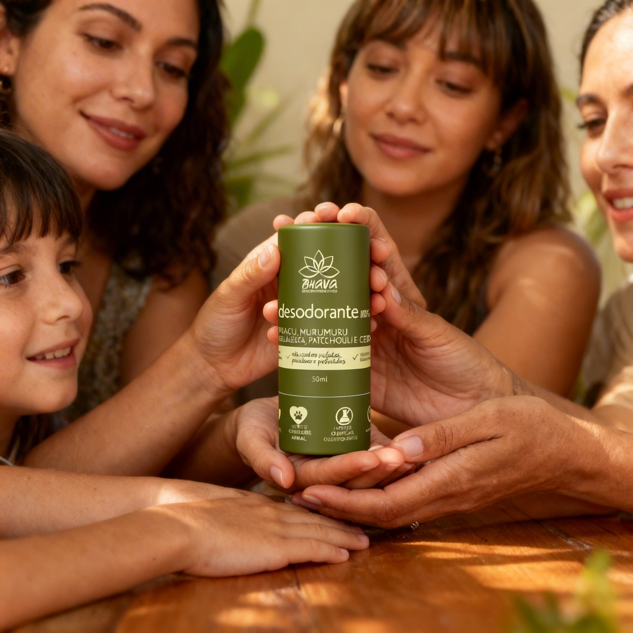 Desodorante Bastão sem alumínio 100% Natural 50g - Zero Plástico