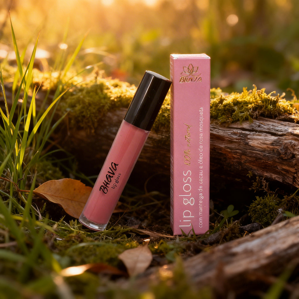 Lip Gloss Rosa Manacá 6g 100% natural