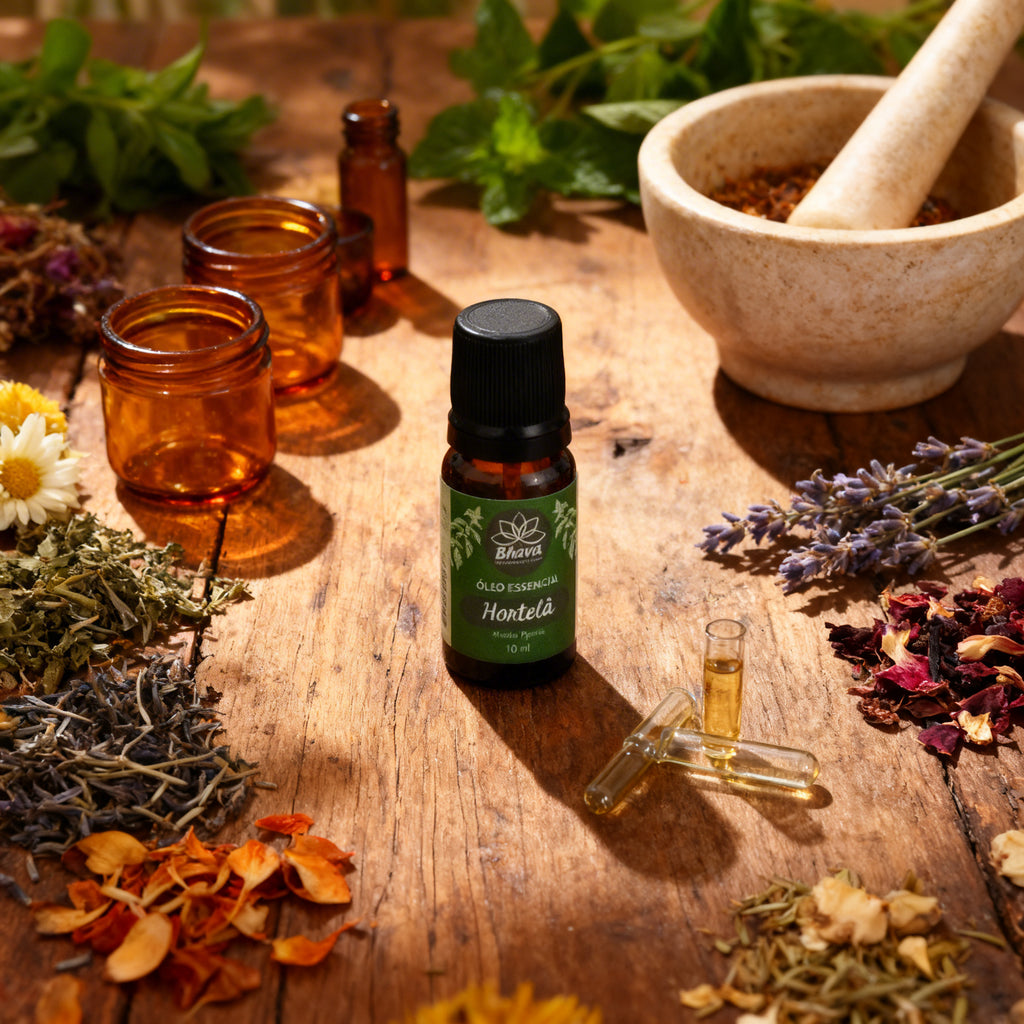 Óleo Essencial de Hortelã Pimenta (Peppermint) 10ml - 100% Puro