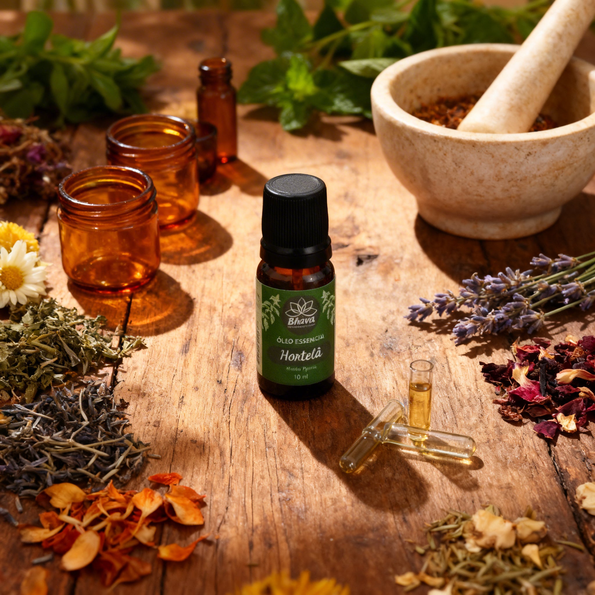 Óleo Essencial de Hortelã Pimenta (Peppermint) 10ml - 100% Puro