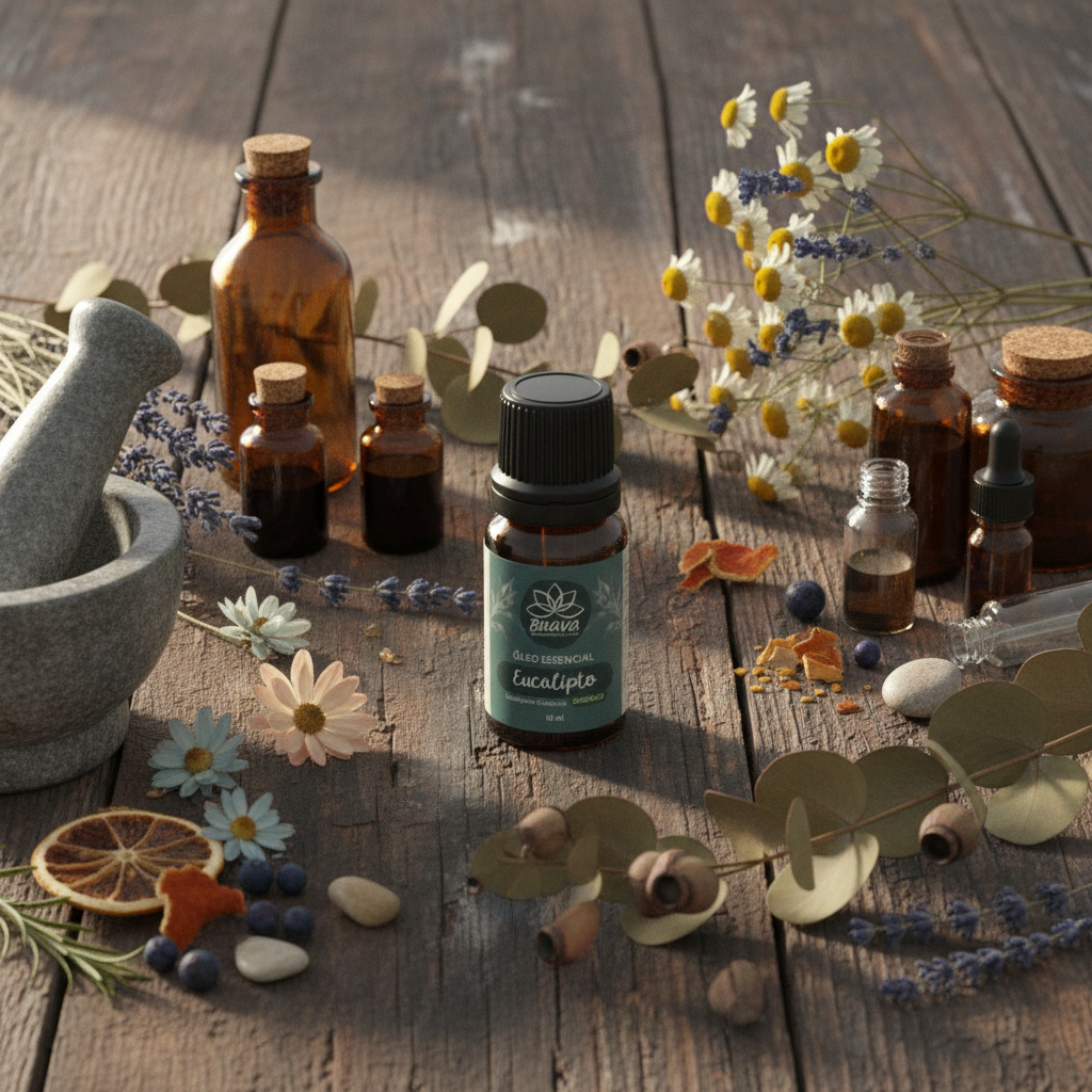 Óleo Essencial de Eucalipto Orgânico 10ml - 100% Puro