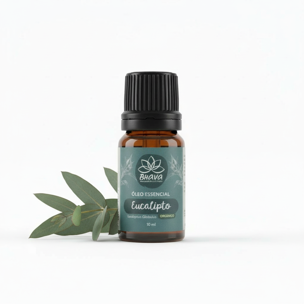 Óleo Essencial de Eucalipto Orgânico 10ml - 100% Puro