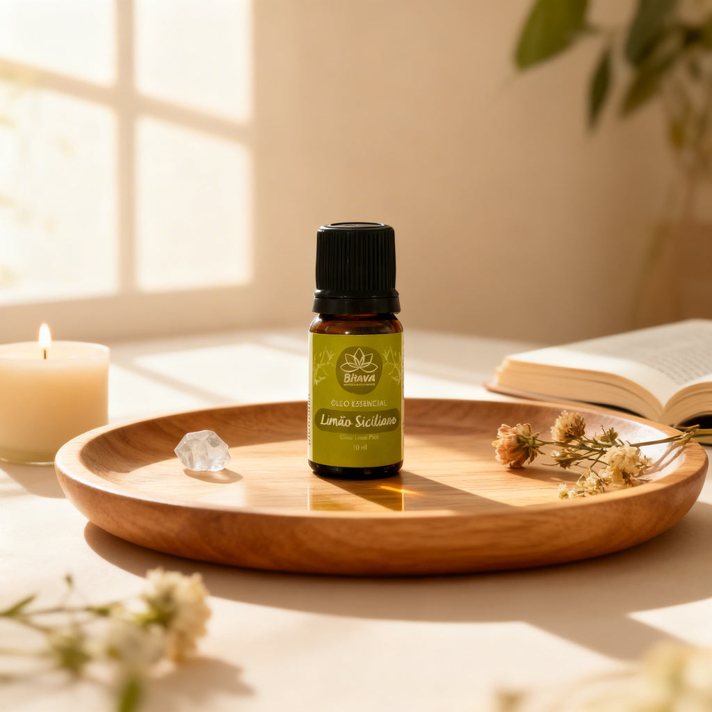 Óleo Essencial de Limão Siciliano Orgânico 10ml - 100% Puro