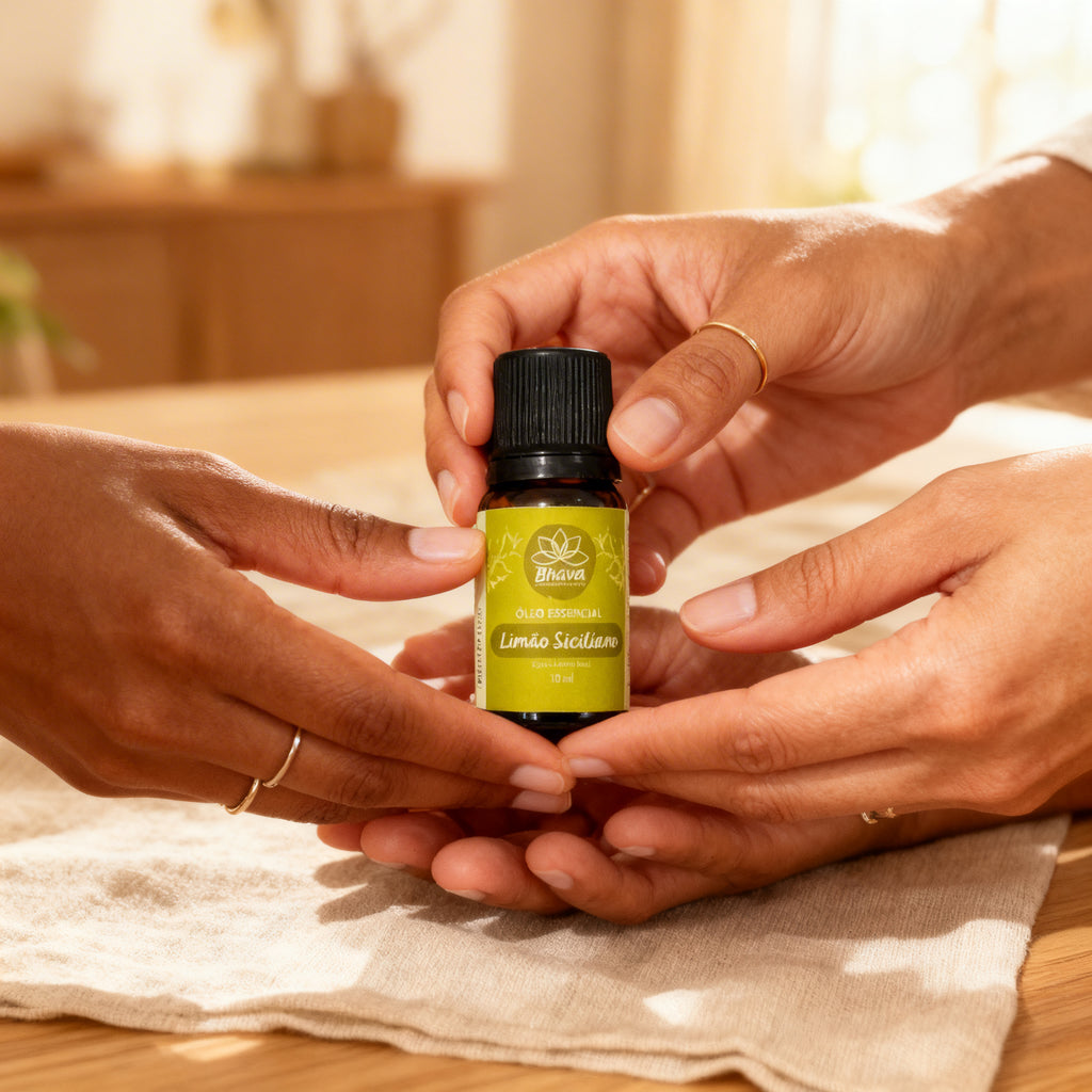 Óleo Essencial de Limão Siciliano Orgânico 10ml - 100% Puro