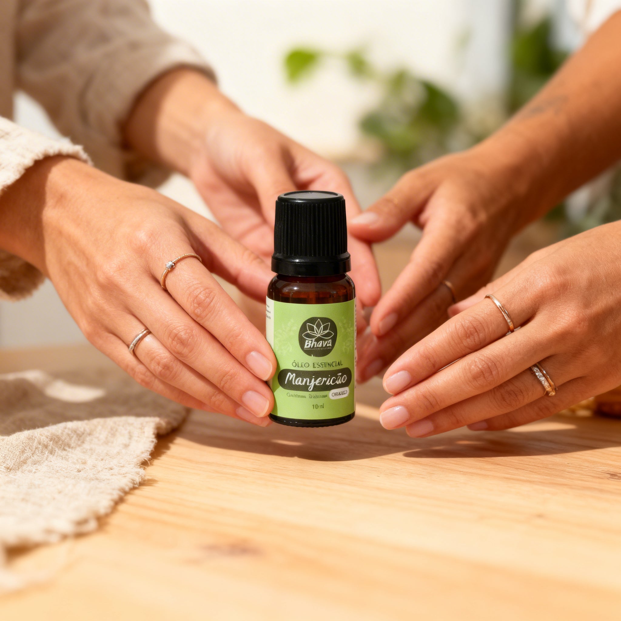 Óleo Essencial de Manjericão Orgânico 10ml - 100% Puro