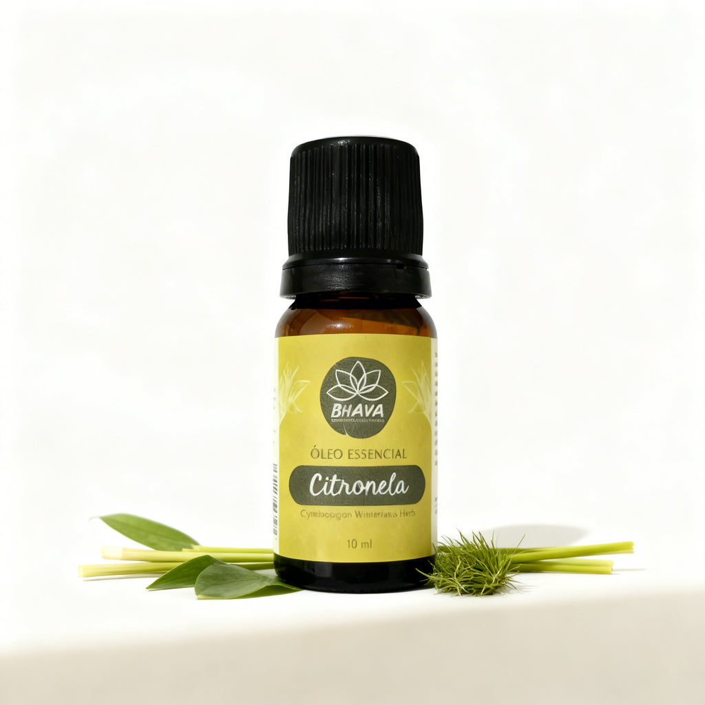 Óleo Essencial de Citronela 10ml - 100% Puro