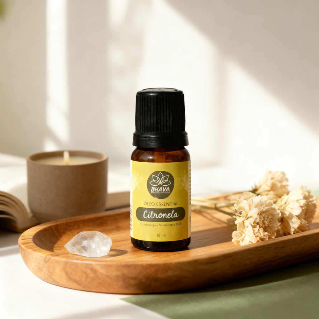 Óleo Essencial de Citronela 10ml - 100% Puro