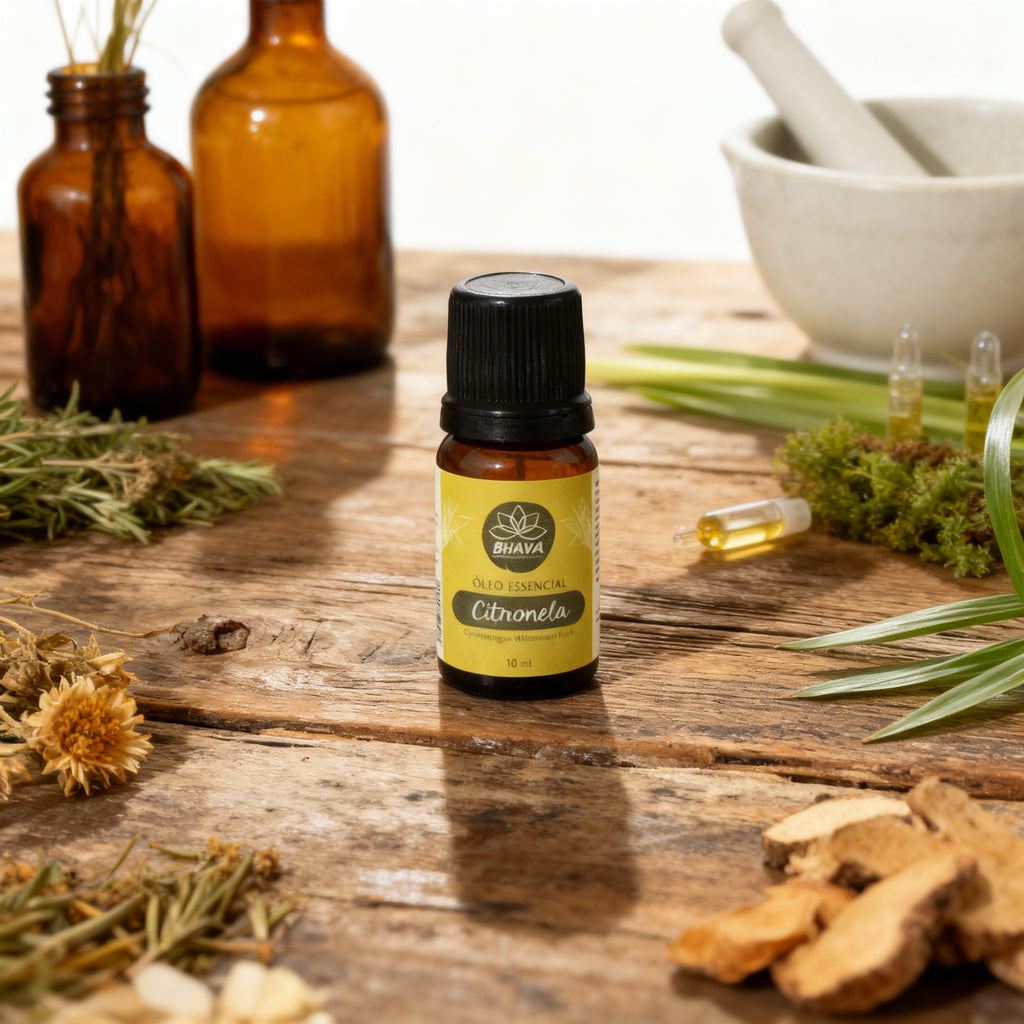 Óleo Essencial de Citronela 10ml - 100% Puro