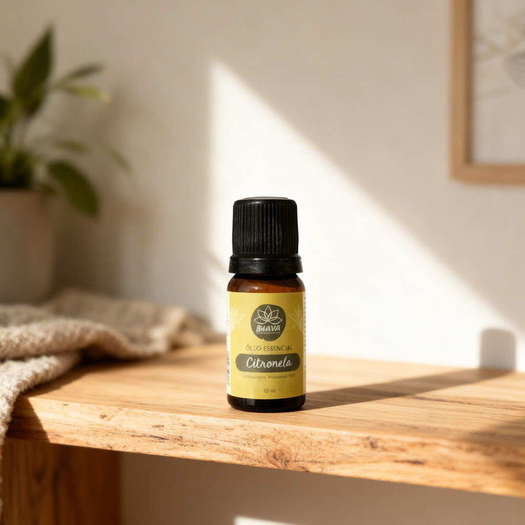 Óleo Essencial de Citronela 10ml - 100% Puro